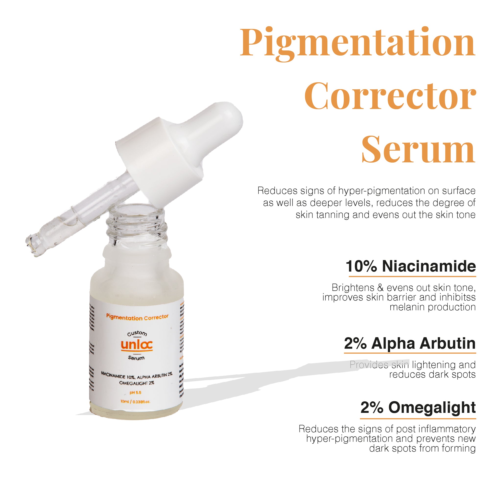 Unloc Pigmentation Corrector Custom Serum