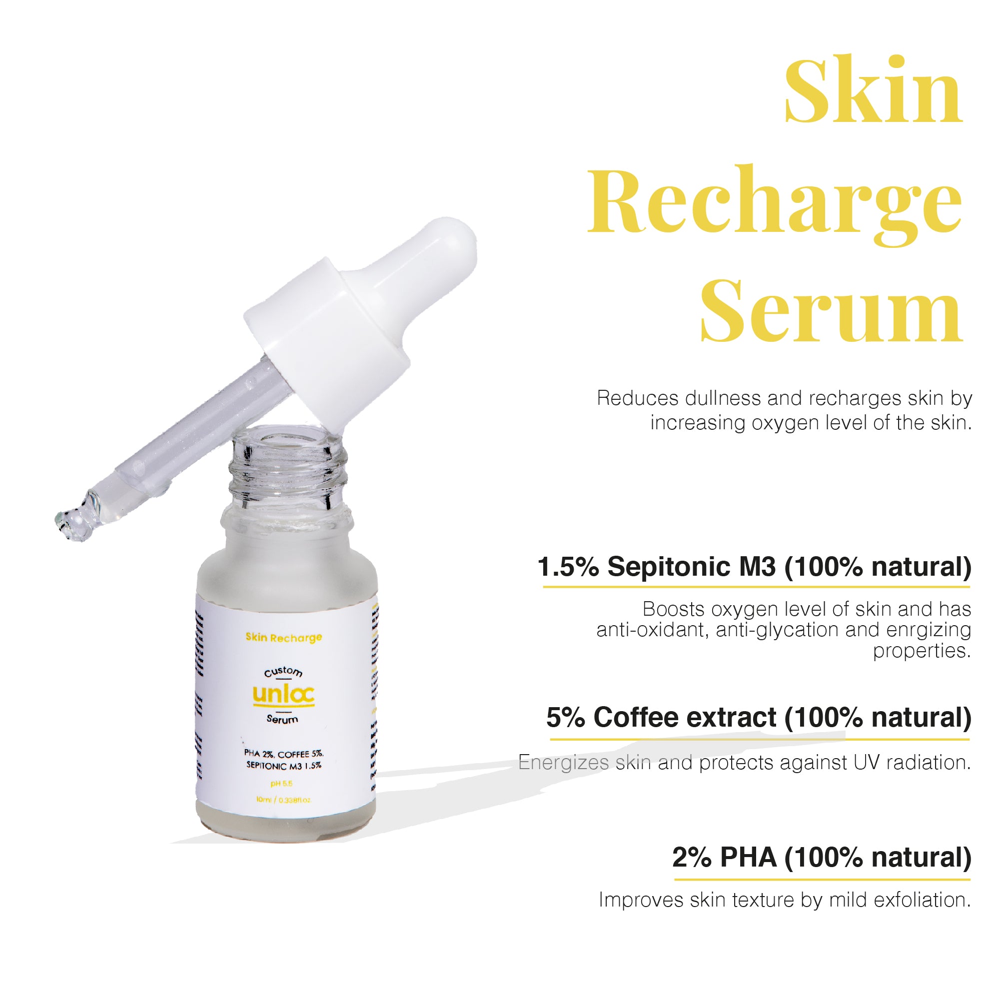 Unloc Skin Recharge Custom Serum