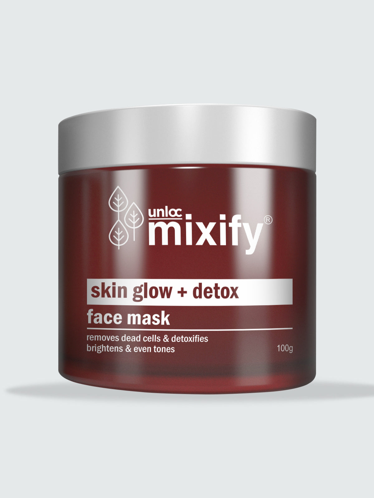 Unloc Mixify Skin Glow + Detox Face Mask - 100g